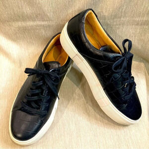 SISTER SOEUR Sz 39 Libby Lace Up  Platform Rubber Sole Comfort Leather Sneakers